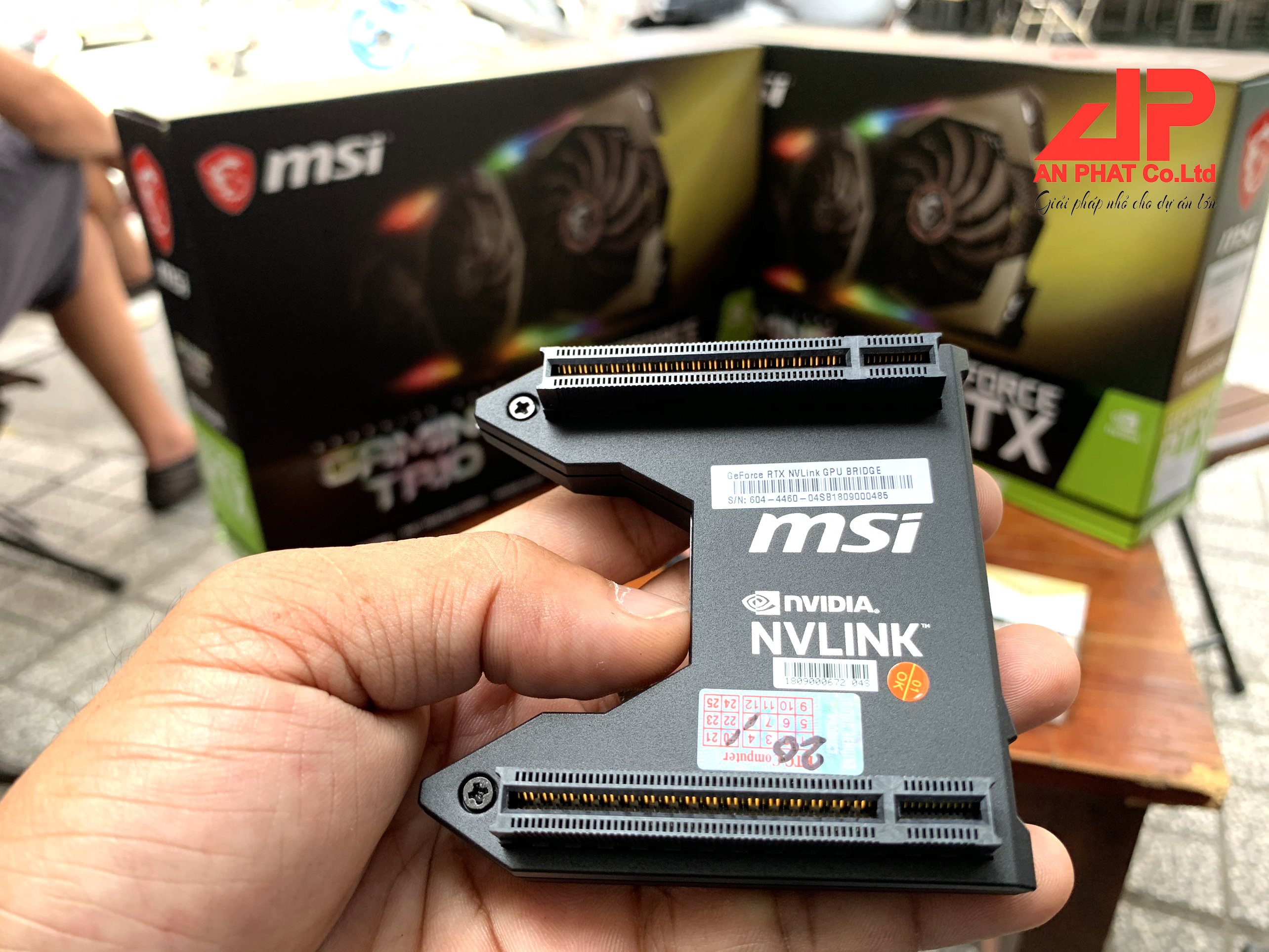 Cầu Sli MSI NVLink GPU Bridge RTX 20 Series
