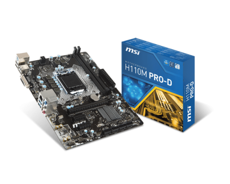 Mainboard MSI H110M PRO-D Chiến Binh Cyber All Game