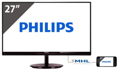 Màn Hình 27 inch Full Viền Philips 274E5QHSB LED IPS