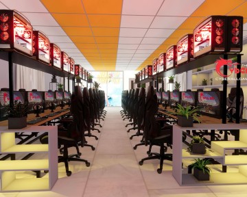 Mô Hình Gaming House Sử Dụng Case Kính Cường Lực Led RGB